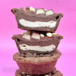 Double Choc Kinder Cookie Pie