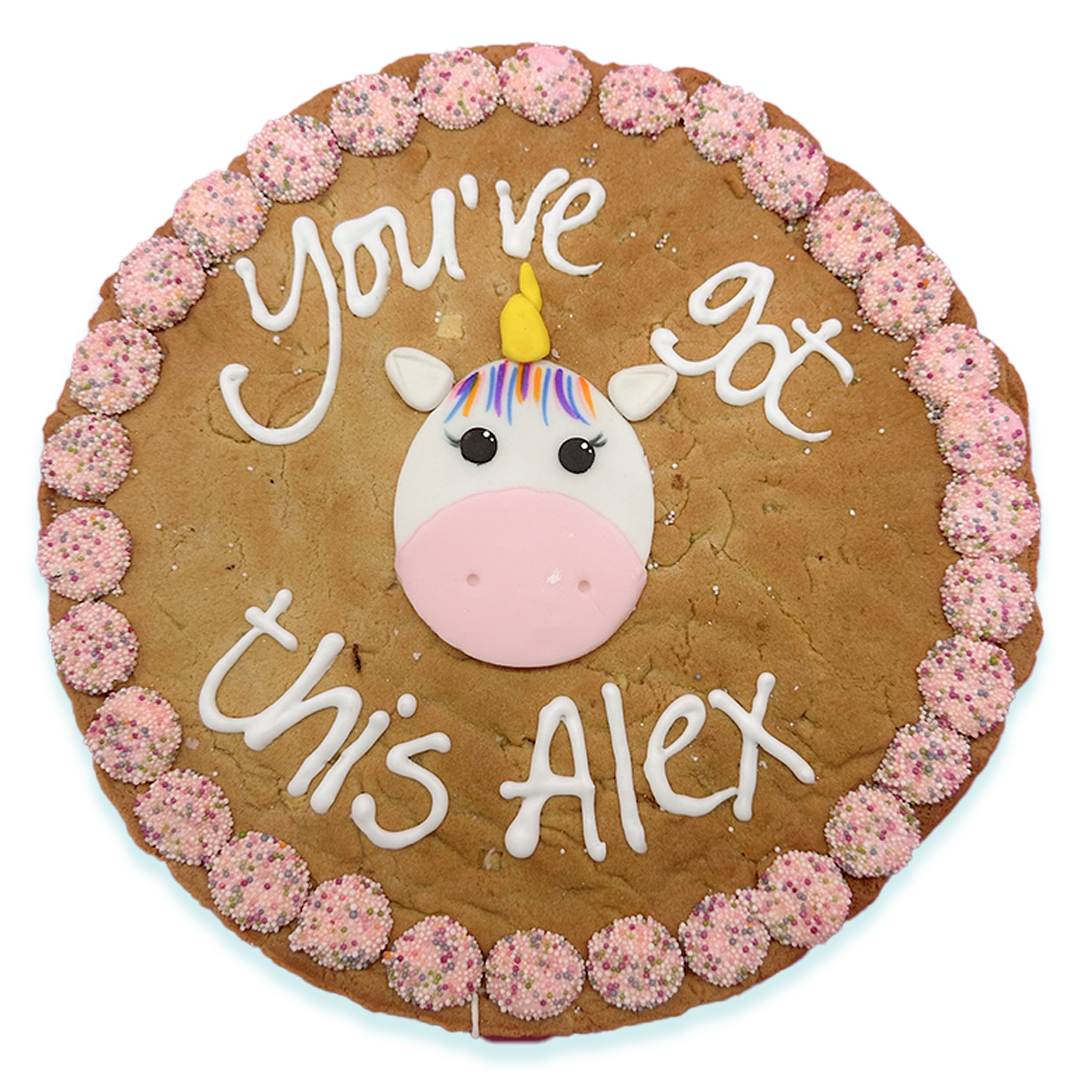 Personalised Giant Unicorn Cookie - Image 2