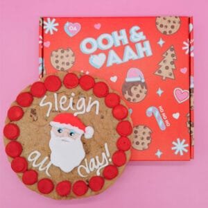 Personalised Sleigh All Day Santa Cookie Food Gift