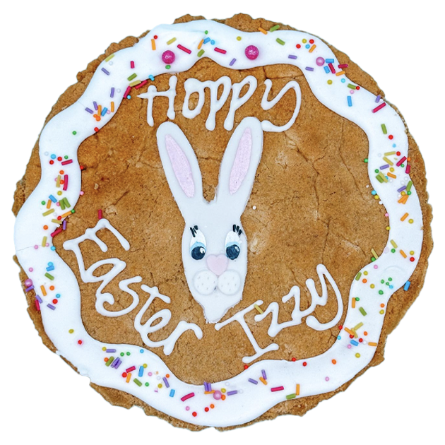 Giant Easter Bunny Cookie Card Featured Image
