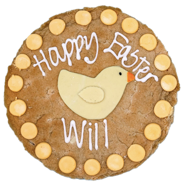 Giant Easter Chick Cookie Card Featured Image