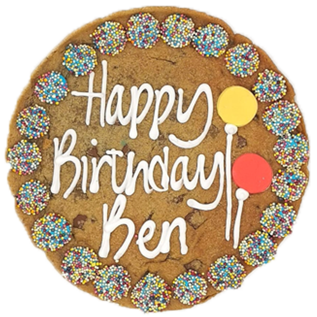 Giant Happy Birthday Cookie Featured Image