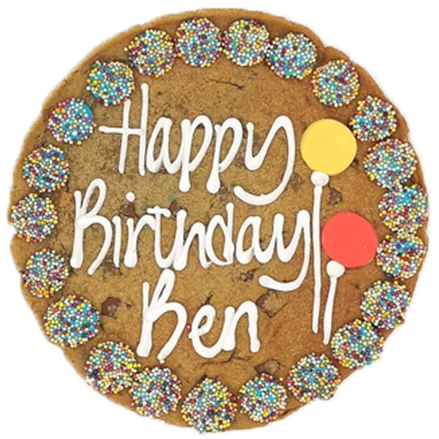 Giant Happy Birthday Cookie Featured Image