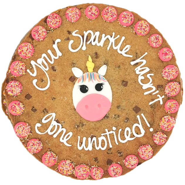 Giant Personalised Unicorn Cookie Gallery Image