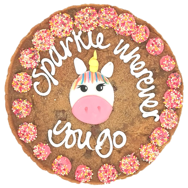 Giant Personalised Unicorn Cookie Gallery Image