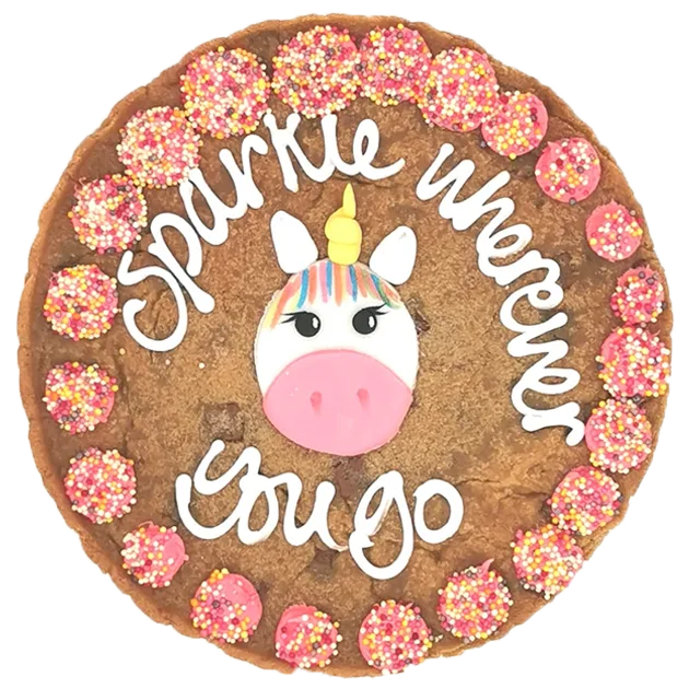 Giant Personalised Unicorn Cookie Gallery Image