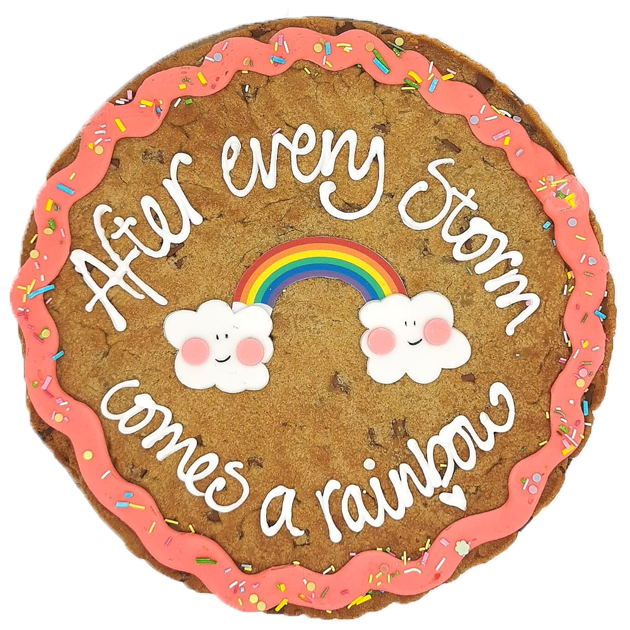 Giant Personalised Rainbow Cookie Gallery Image