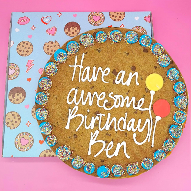 Giant Happy Birthday Cookie Gallery Image