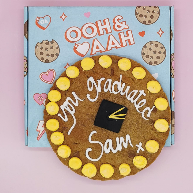 Graduation Giant Chocolate Chip Cookie Card Gallery Image