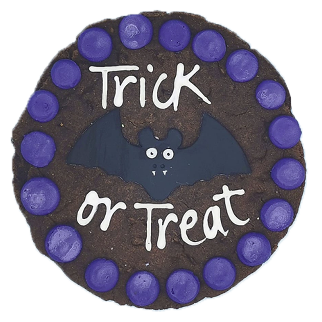 Image of Halloween Bat Giant Chocolate Chip Cookie
