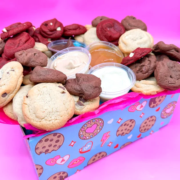 Four Flavour Dinky Dunkers Cookie Share Box Featured Image